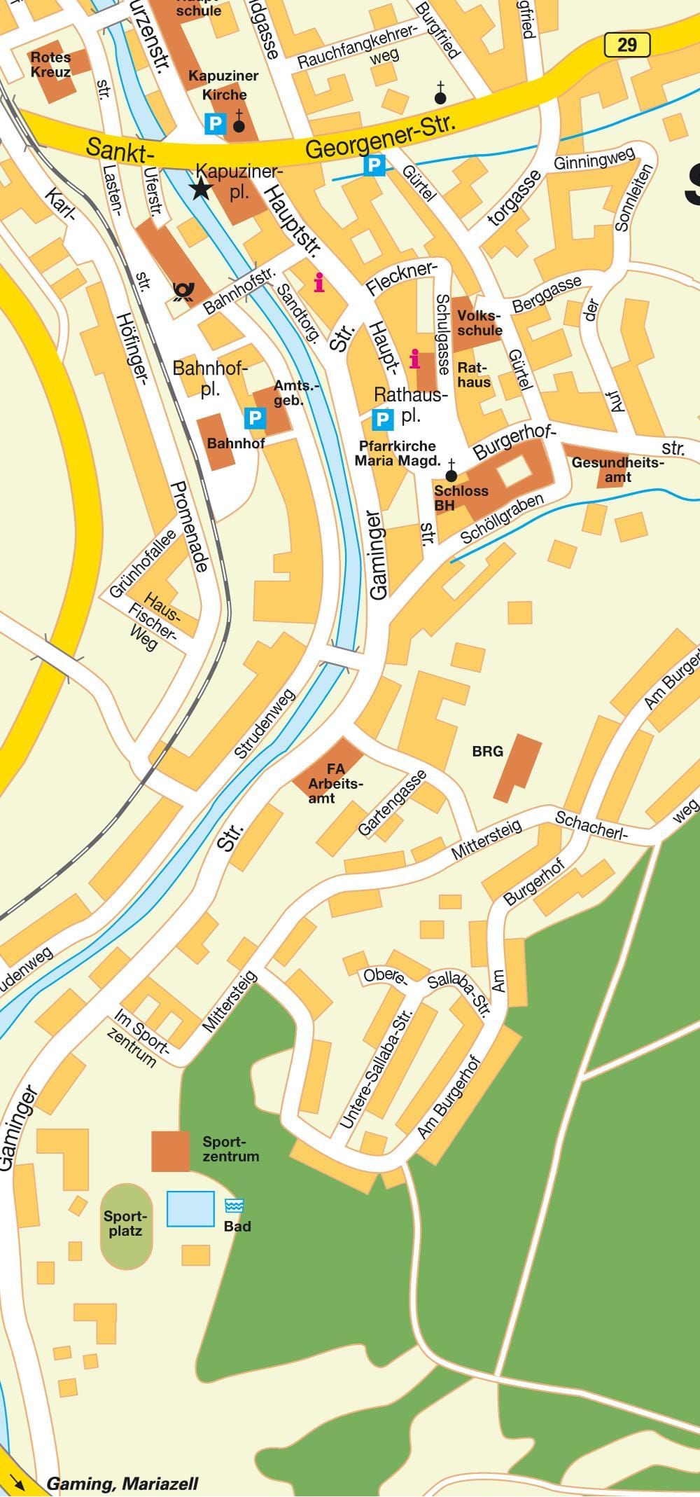 zemljevid igre na srečo, avstrija