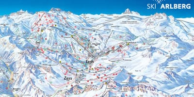 Zemljevid arlberg avstrija