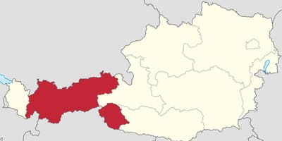 Tirol avstrija zemljevid