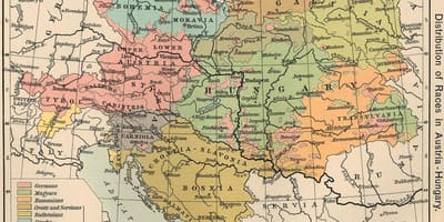 Avstrija madžarska zemljevid 1900