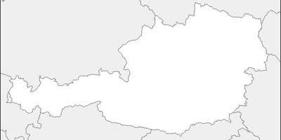 Zemljevid avstrije zemljevid oris