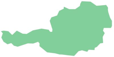 Avstrija vektorskih zemljevidov