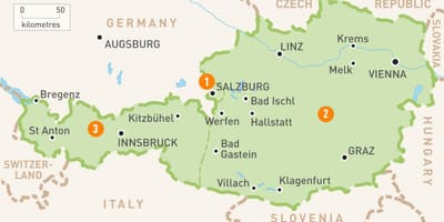 Zemljevid bregenz avstrija