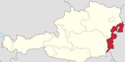 Zemljevid burgenland avstrija