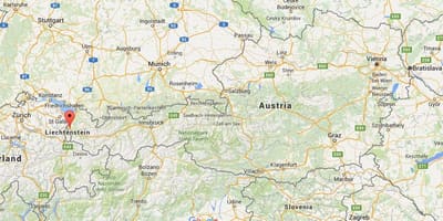 Zemljevid feldkirch, avstrija