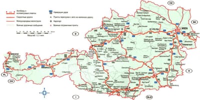 Zemljevid krems, avstrija